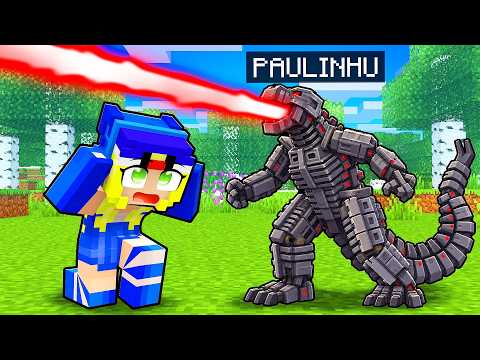 I was born as a baby Mecha Godzilla in Minecraft.