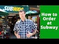 How to order at a subway lesson in real life  learn english online