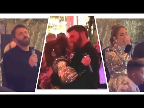 Ben Affleck SINGS at Holiday Party With Jennifer Lopez