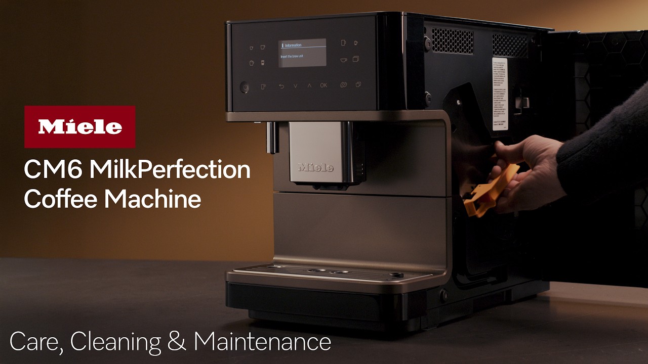 Miele CM6 MilkPerfection Coffee Machine | Cleaning, Descaling