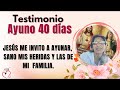 JESÚS ME INVITÓ A AYUNAR,  SANO MIS HERIDAS Y LAS DE MI  FAMILIA. @MisionRuah​