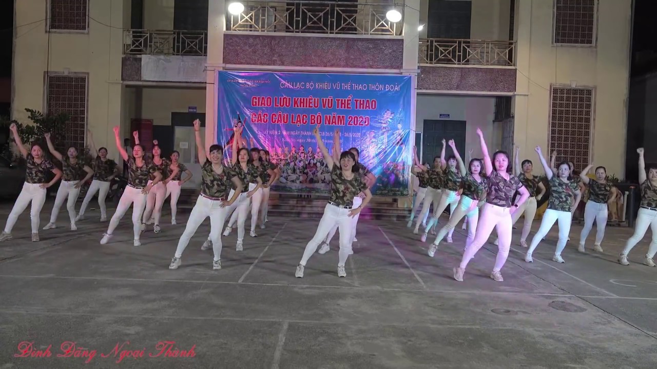 Bác đang cùng chúng cháu hành quân - Khiêu vũ TT thôn Đoài Kim Nỗ - Nguyễn Sáu.