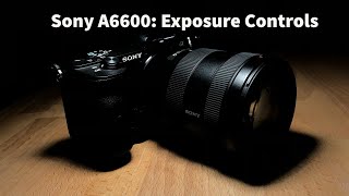 Sony A6600: Exposure controls