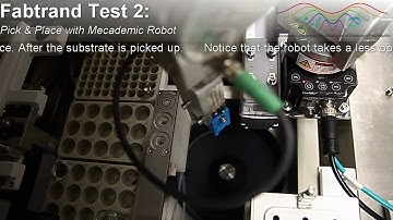 Fabtrand Test 2: Pick & Place with Mecademic Robot