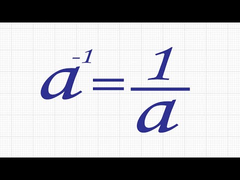 فيديو: كيفية حساب الأس السالب