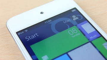 Windows 8 Running on iPhone and iPod (DreamBoard + Metroon)