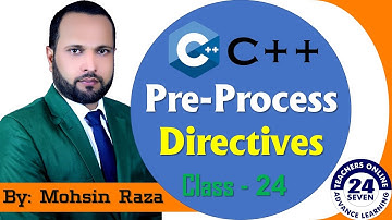 CS201 Short Lecture - 24 | VU Short Lecture | Pre-Processor Directives in (Urdu / Hindi)