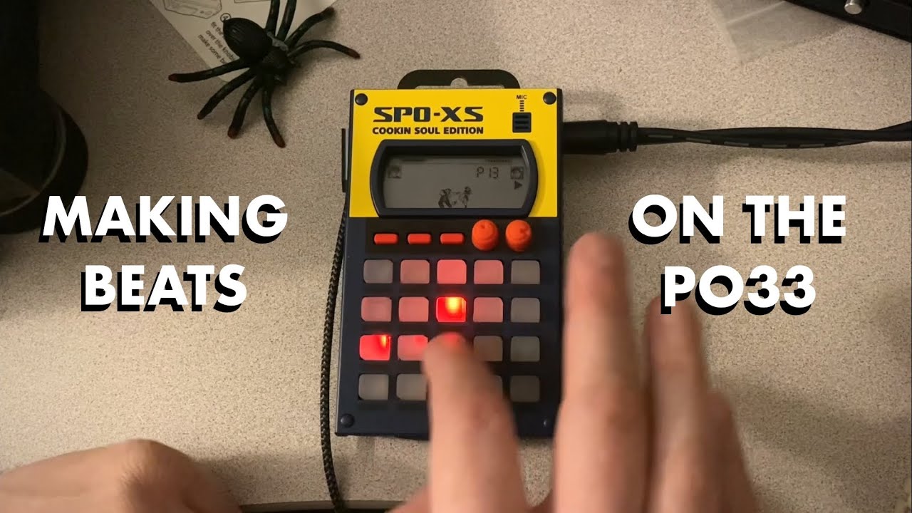 PO33 beatmaking process. Watch 2 beats being made on the Pocket Operator 👀