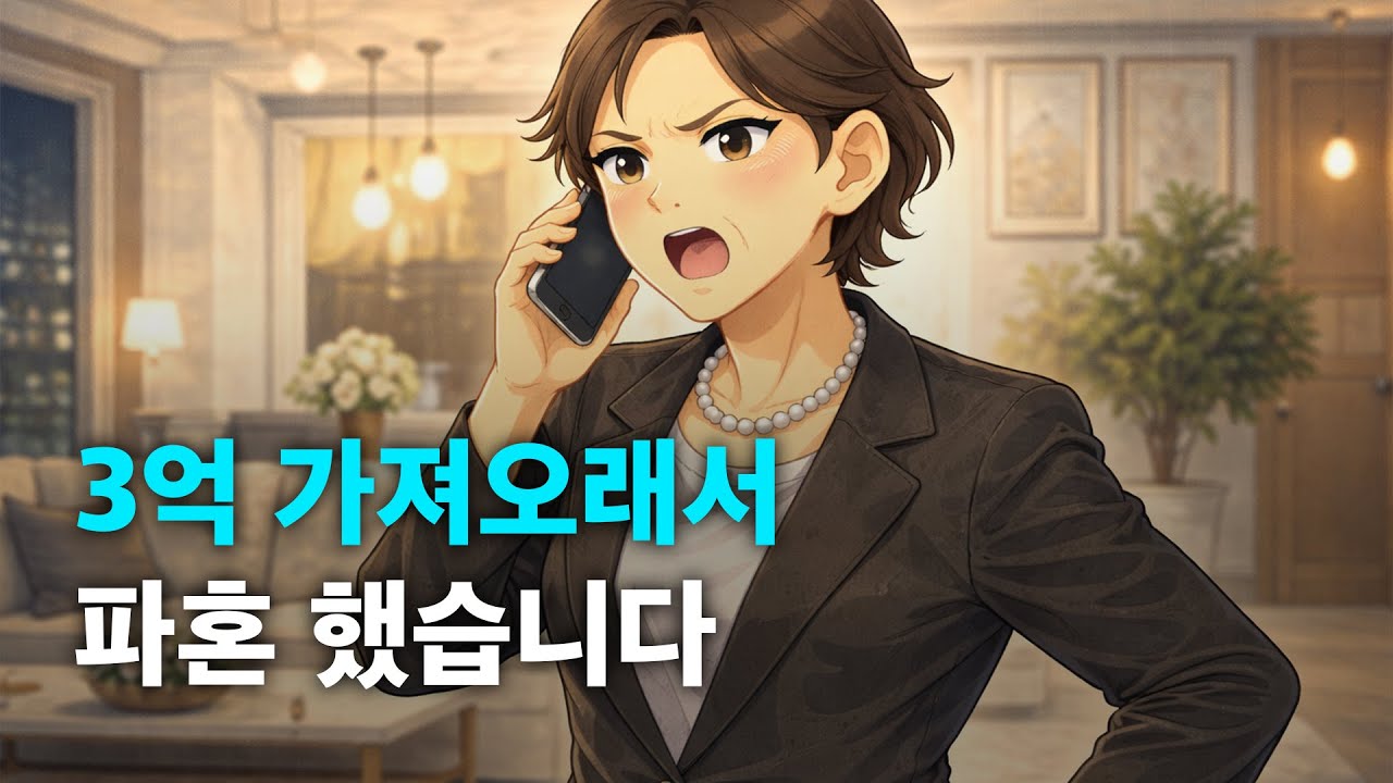 결혼하고 싶으면 3억 가져오라던 어머니