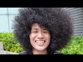 【神回】巨大アフロ散髪‼︎3年間髪を切らなかった男を韓国風イケメンに大変身した結果…