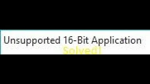 How To Fix Unsupported 16 Bit Application On Windows 10!