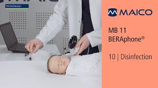MAICO Training | MB11 BERAphone® | 10/10 Disinfection