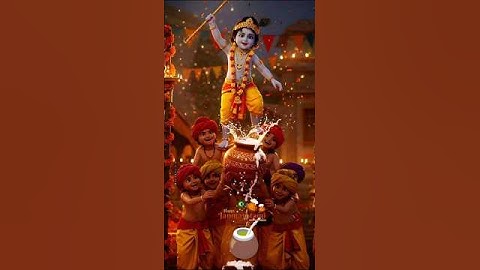 Janmashtami 2025 🦚🌸🙏🏻 ! 16 August 2025 ! Krishna Janmashtami Status 4k ! #janmashtami #krishna
