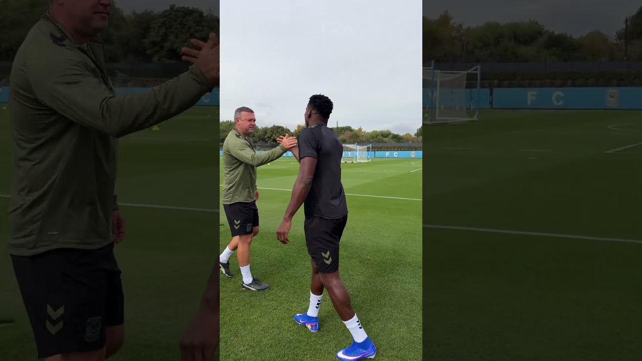 Taiwo is straight to work. 💪