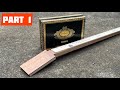 Cigar box guitar build  scarf joint and scale length