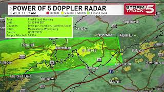LIVE: StormTrack 5 Meteorologist David Boyd is tracking flooding rains.