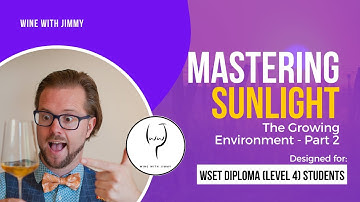 WSET Level 4 (WSET Diploma) Wine - Mastering The Growing Environment - Sunlight Part 2