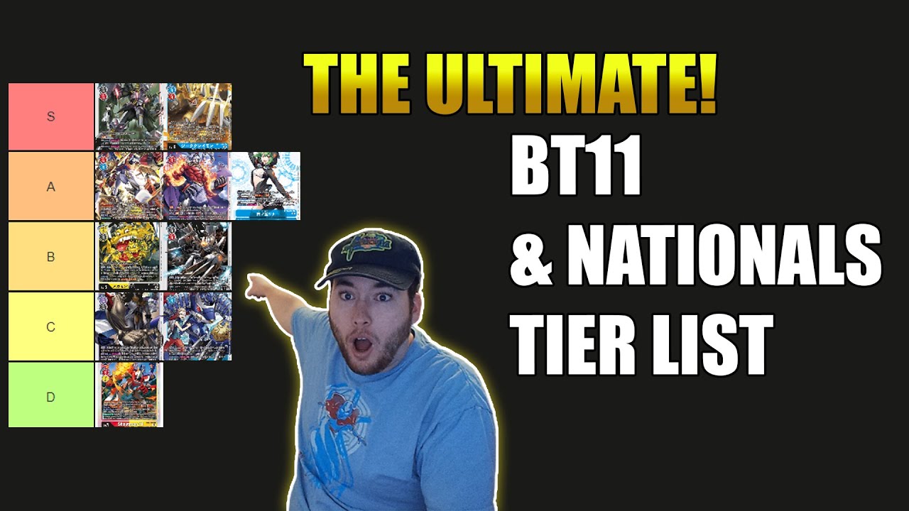 BT11 & Nationals Tier List | Digimon TCG - YouTube