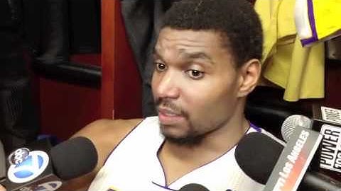 ESPNLA.com: Andrew Bynum on sustaining his defense, his triple double