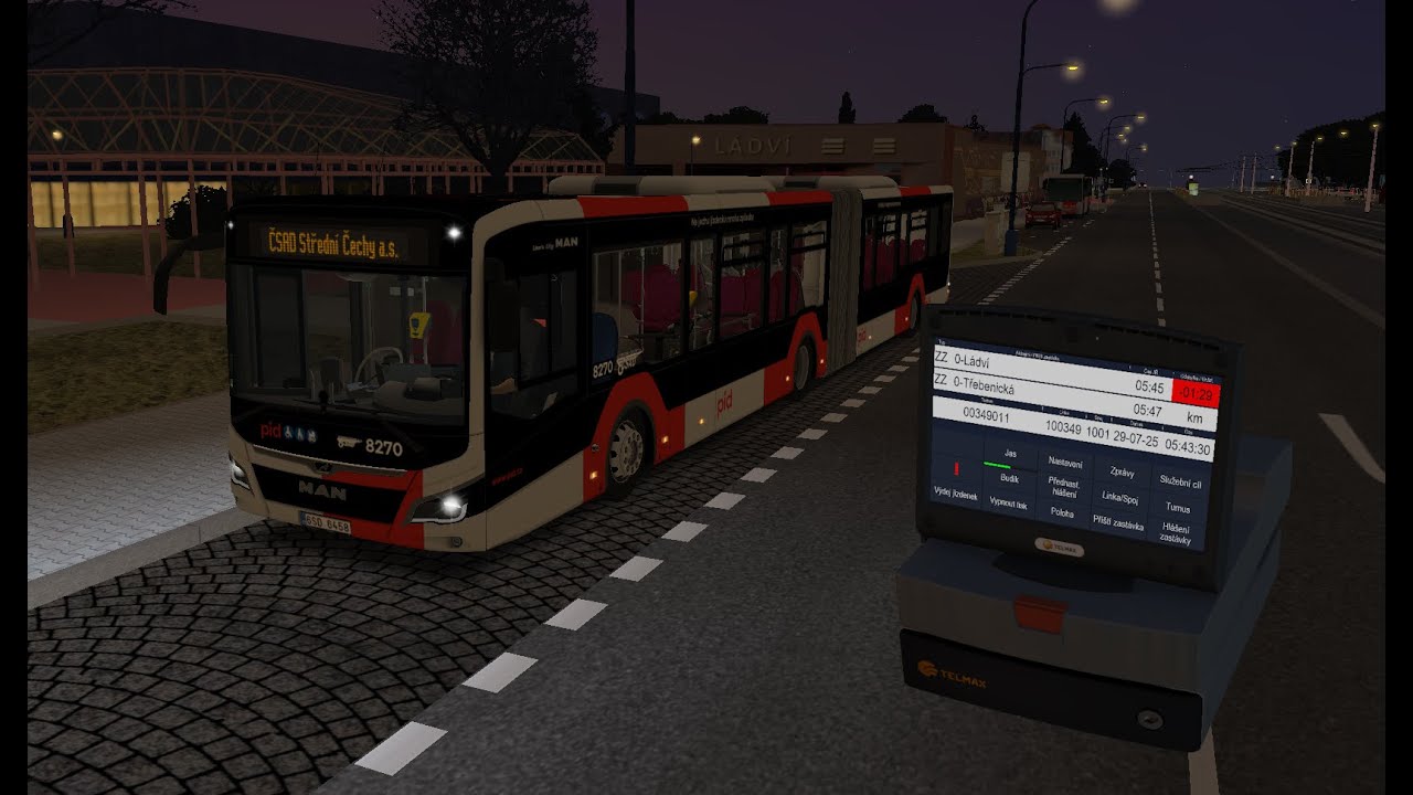 OMSI 2 | 349 Mělník, Mlazice - Praha, Ládví | MAN Lionc City 18