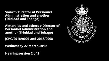 Smart v Director of Personnel Administration; Almarales v Director of PA (Trinidad and Tobago)