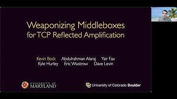 Weaponizing Middleboxes for TCP Reflected Amplification - USENIX Security 2021 Distinguished Paper