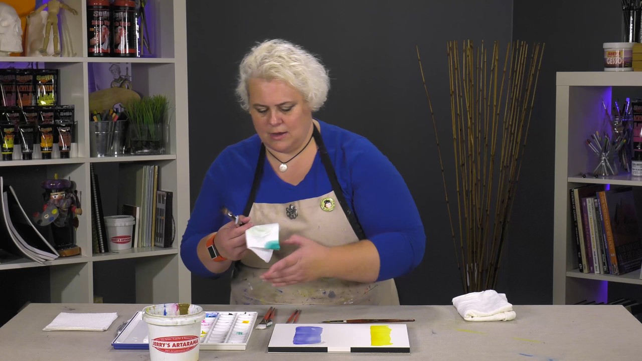 Creative Mark Scrubber Watercolor Brushes