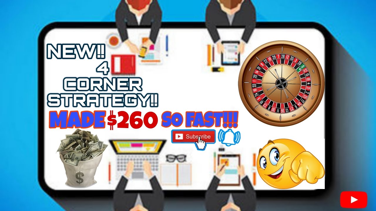 BRAND NEW 4 CORNER ROULETTE STRATEGY!! MADE $260 TELL ME WHAT U THINK!!! LETZ GOOOO!😇😇🤩🤩