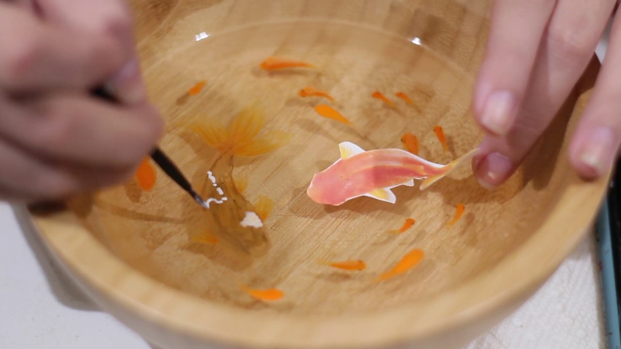 Resin Fish Painting Tutorial Day 3 YouTube