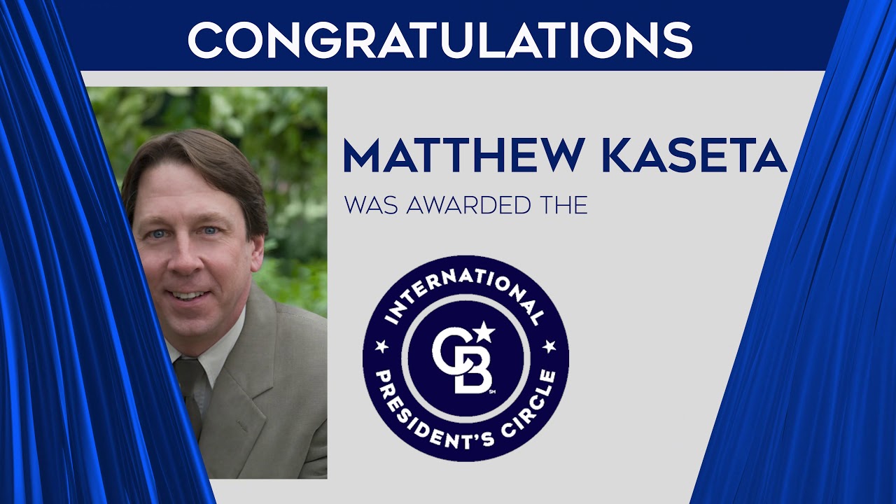 Congratulations Matthew Kaseta!