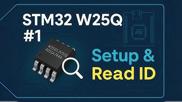 STM32 W25Q FLASH Memory #1: How to connect Device and Read ID