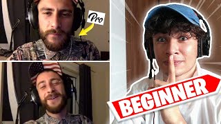 I HIRED a PRO BEATBOXER and i PRETEND i'm a BEGINNER