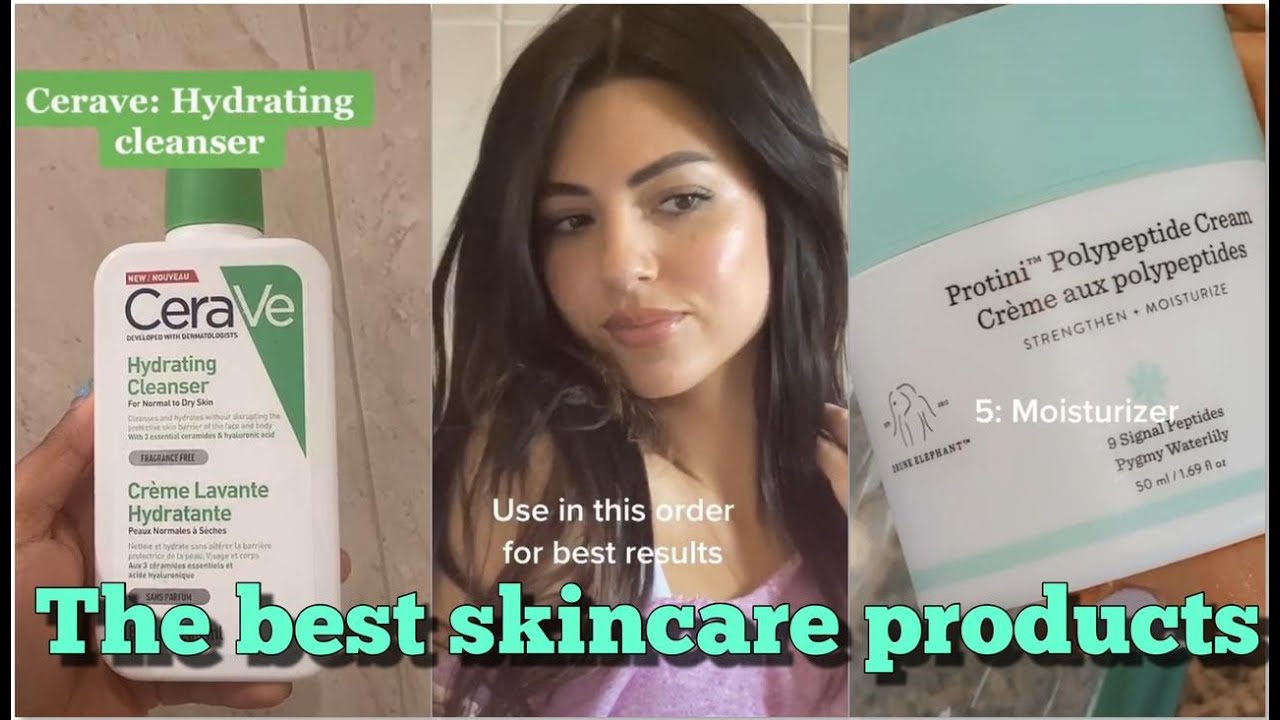 THE BEST SKIN CARE PRODUCTS FOR A SPOTLESS SKIN TIKTOK compilation