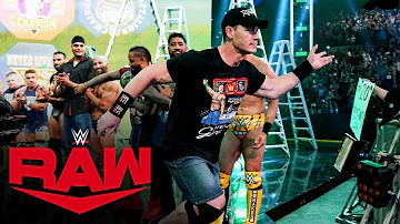 Mr. McMahon introduces John Cena: Raw, June 27, 2022