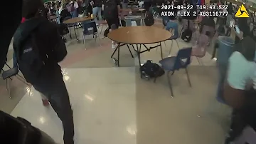 CCSD Police release bodycam video of lunchroom fight at Palo Verde HS