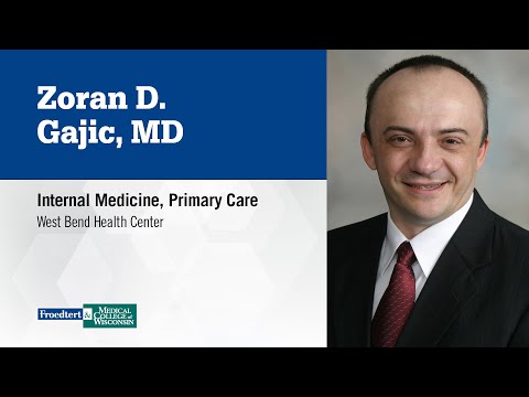 Dr. Zoran Gajic, internal medicine physician