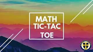 STEM Game - Math Tic-Tac-Toe