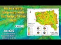 Create Slope Distt Map with 10m dem l DEM ANALYSIS l ArcGIS For Beginners-Class 11_Hindi/Urdu