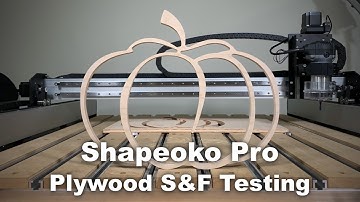 Shapeoko Pro Testing in Plywood