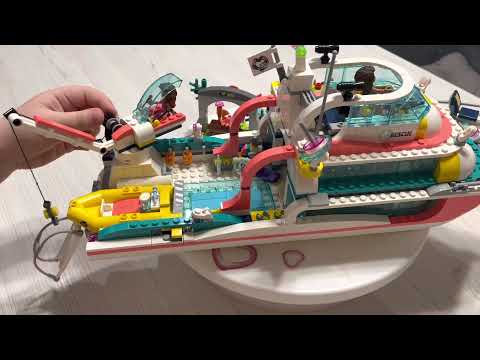 Конструктор LEGO Friends Катер для спасательных операций 41381.Распаковка и обзор