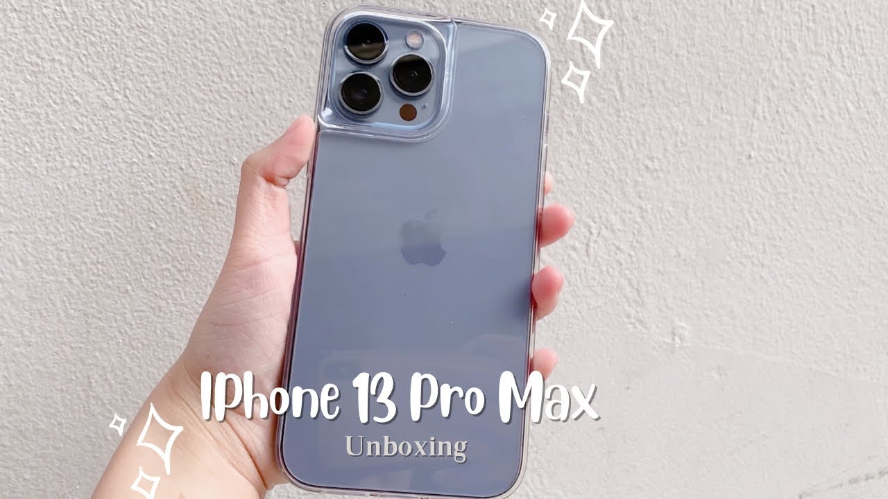 iPhone 13 Pro Max Unboxing (256GB) | Sierra Blue ☁️