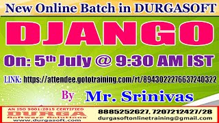 DJANGO Online Training @ DURGASOFT