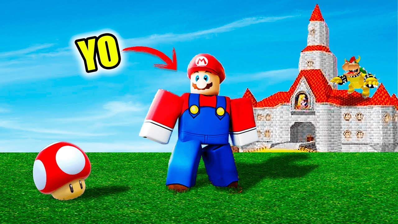 ¡ME CONVERTI EN MARIO BROS EN ROBLOX! - IVANSPIDEY