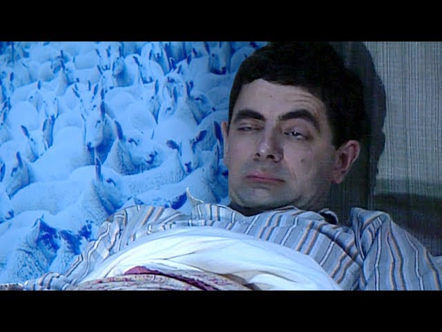 Mr. Bean - Has Insomnia - Can't Sleep at Home - Sleeps in Church