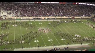 Fightin' Texas Aggie Band - 4-Way Cross for Western Carolina Game at Kyle Field on November 14, 2015