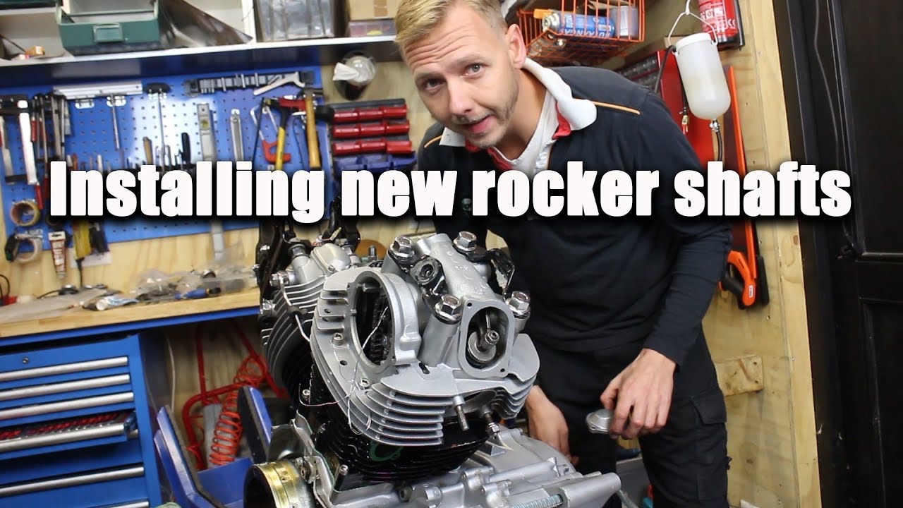 Installing new rocker shafts YouTube