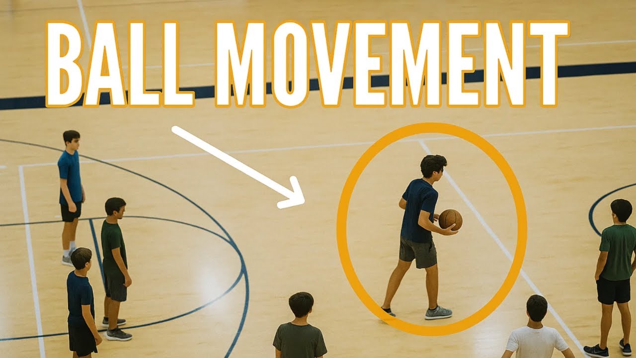 Pass And Cut! Ball Movement Drills For Youth Basketball Teams - YouTube