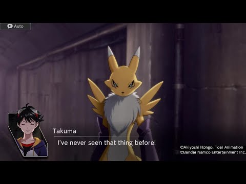 DIGIMON SURVIVE - First encounter with RENAMON!