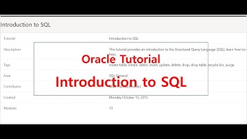 #1 [Oracle] Introduction to SQL - SQL 에 대한 간략한 소개 & create, select, insert, update, delete