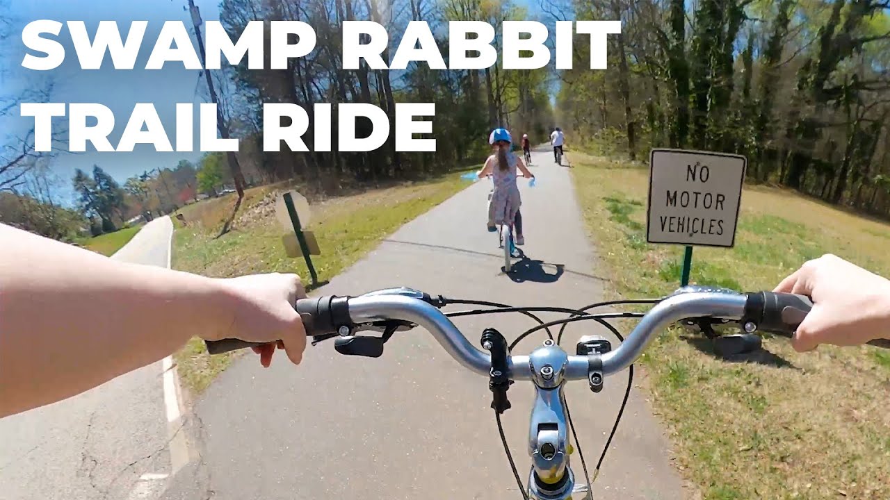 Peaceful Bike Ride on the Swamp Rabbit Trail, Greenville South Carolina
